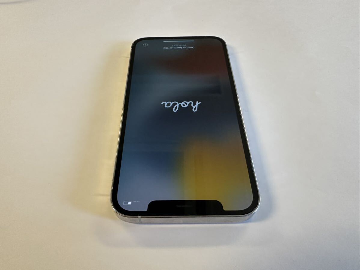 【ジャンク品・simフリー】iPhone12 pro 256GB シルバーMGMA3J/A softbank simロック解除済の画像4