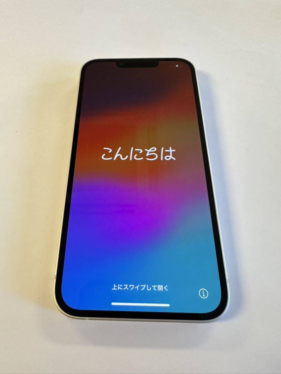 【simフリー】iPhone14 128GB スターライトMPUQ3J/A softbank simロック解除済の画像1