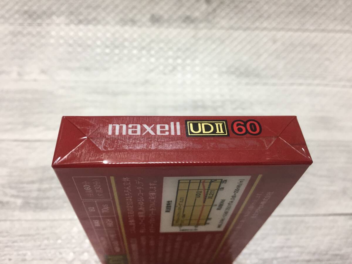 レア 未使用品 MAXELL UDⅡ 60 ハイポジ レトロ 送料140円～の画像4