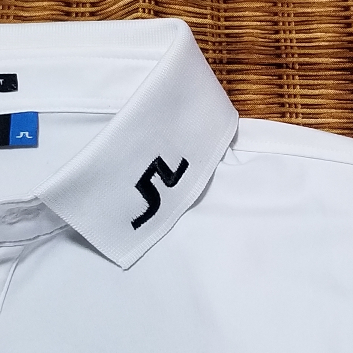 ◎ J.LINDEBERG ジェイリンドバーグ/ 半袖 ワンポイント刺繍ロゴ ポロシャツ ゴルフウェア SIZE： M ホワイトの画像5