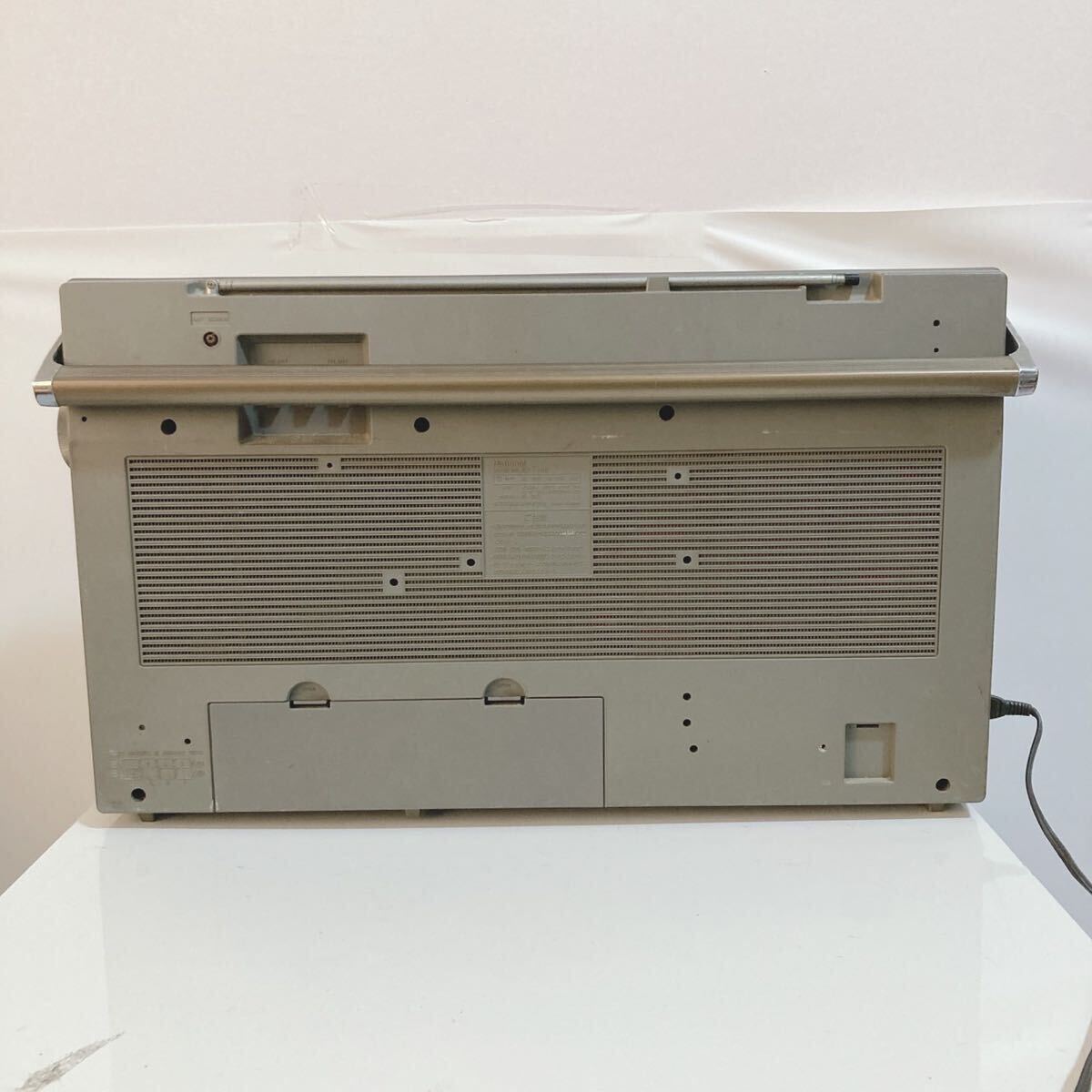 National ナショナル 昭和レトロ RX-5400 大型ラジカセ カセット ステレオ オーディオ機器 通電確認済み の画像3