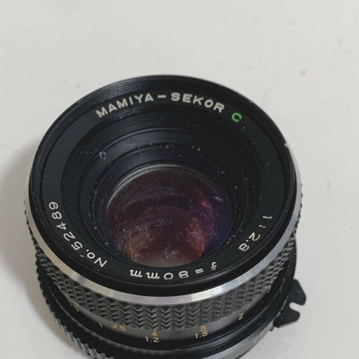 MAMIYA SEKKOR C 80mm 1:2.8 f=80mm f2.8 カメラレンズ 中判カメラ マニュアルフォーカス 動作未確認_画像3