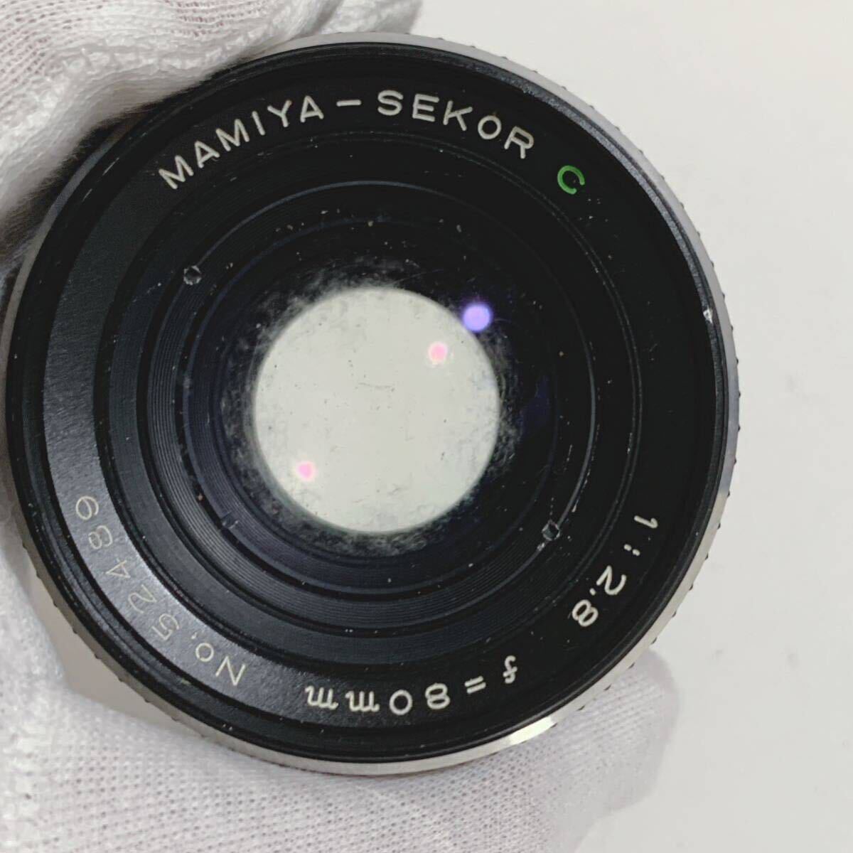 MAMIYA SEKKOR C 80mm 1:2.8 f=80mm f2.8 カメラレンズ 中判カメラ マニュアルフォーカス 動作未確認_画像4