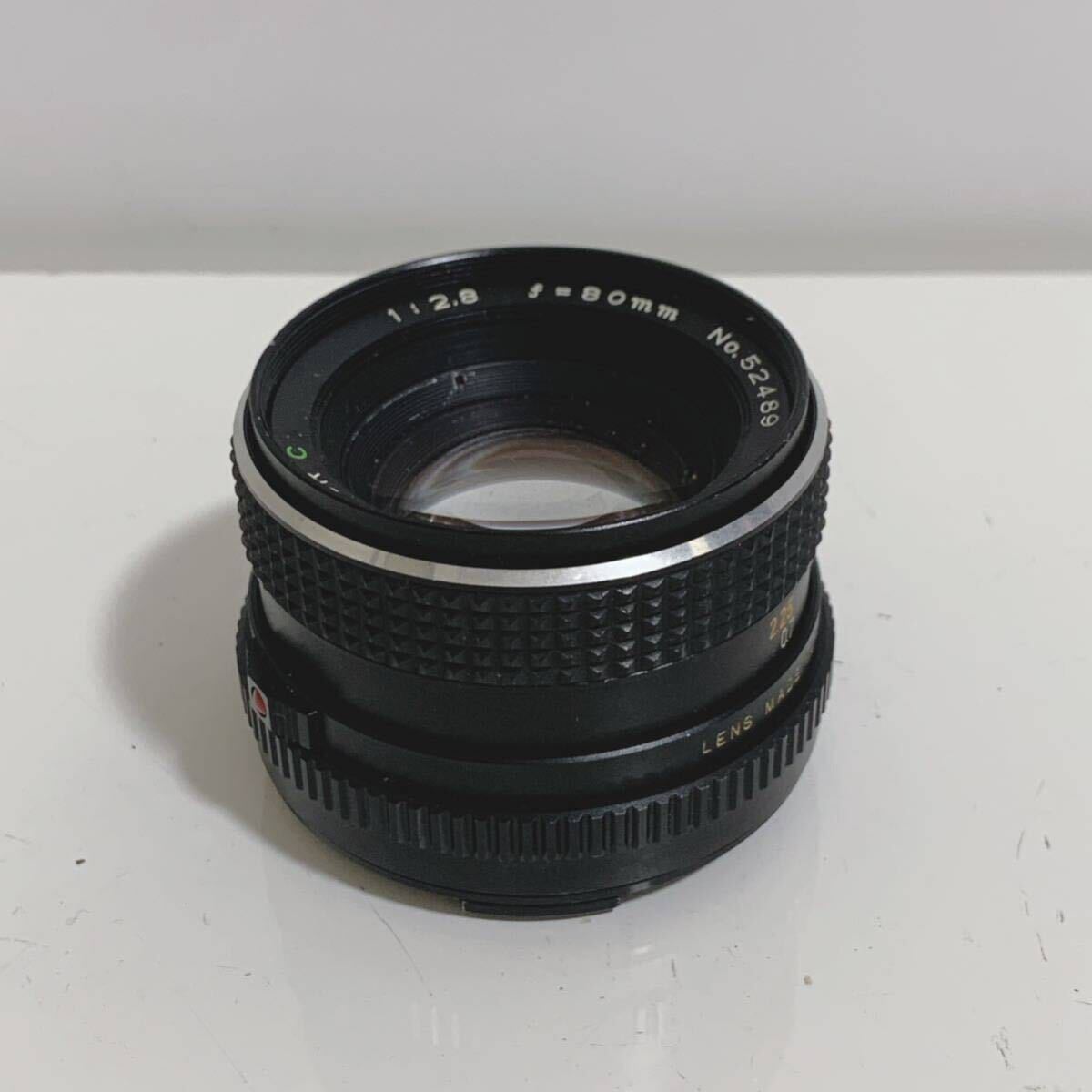 MAMIYA SEKKOR C 80mm 1:2.8 f=80mm f2.8 カメラレンズ 中判カメラ マニュアルフォーカス 動作未確認_画像1