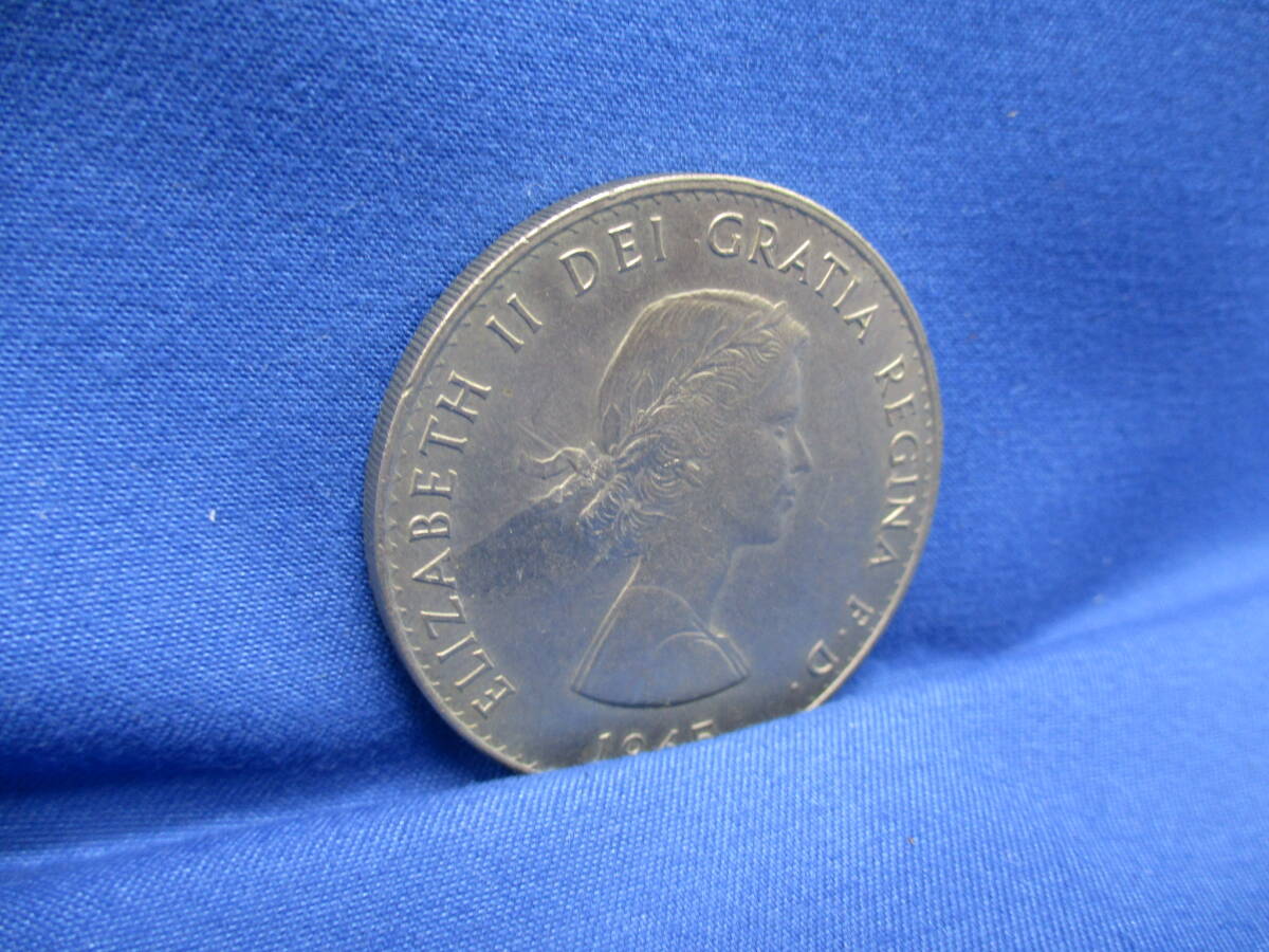 【9815】★送料無料★ イギリス ウィンストン・チャーチル コイン エリザベス Ⅱ 1965 貨幣 外国の画像6