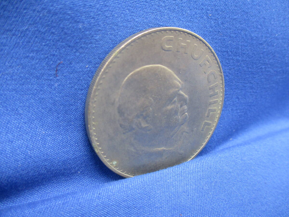 【9815】★送料無料★ イギリス ウィンストン・チャーチル コイン エリザベス Ⅱ 1965 貨幣 外国の画像3