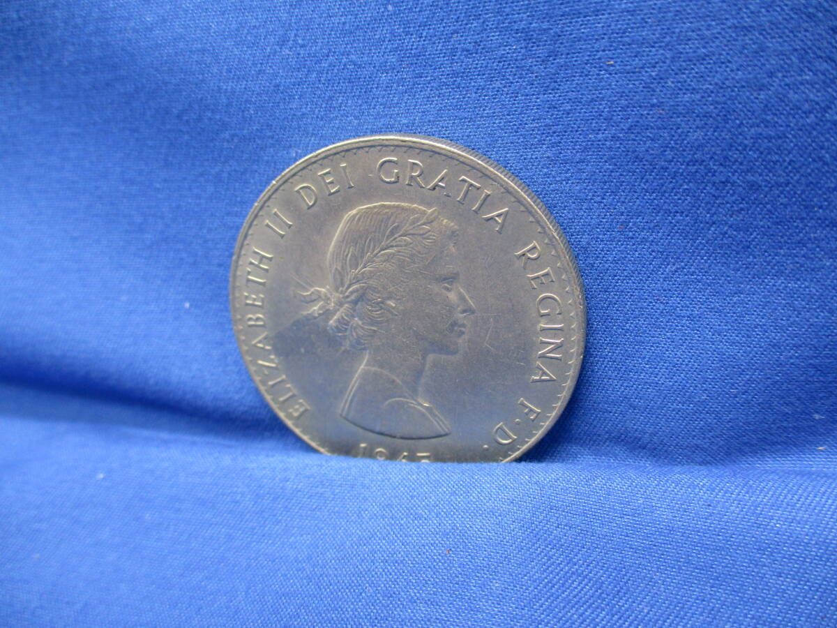 【9815】★送料無料★ イギリス ウィンストン・チャーチル コイン エリザベス Ⅱ 1965 貨幣 外国の画像5
