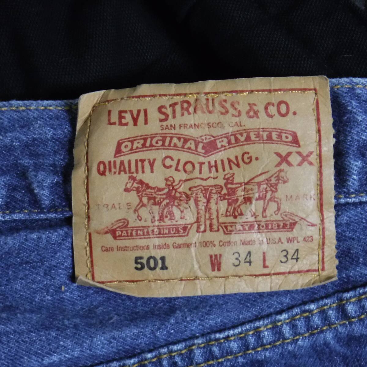 ▲ リーバイス USA製 美品 501 W34　W33 80s 90s ビンテージ アメリカ製 LEVIS_画像3