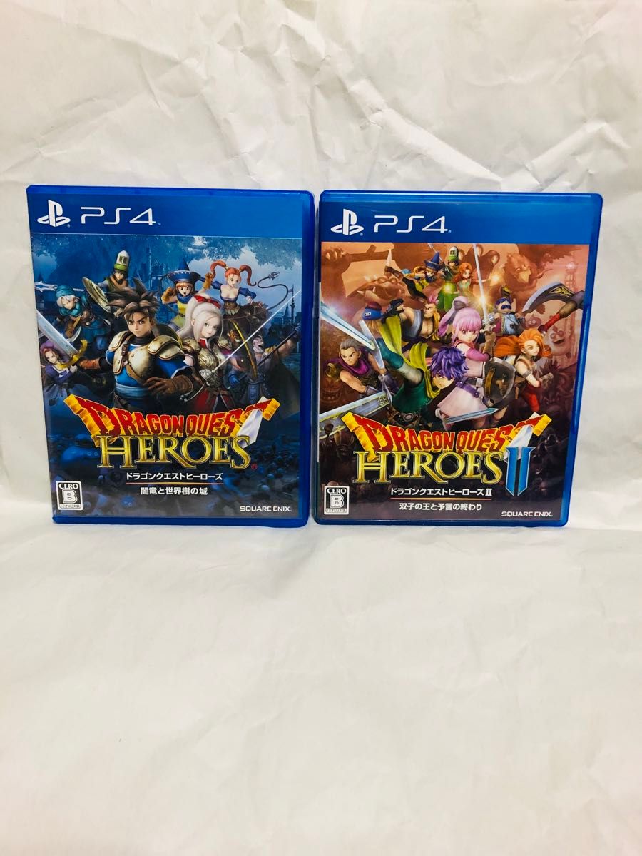 動作確認済み　ドラゴンクエストヒーローズ 1 2 双子の王と予言の終わり　DRAGON QUEST HEROES I II PS4