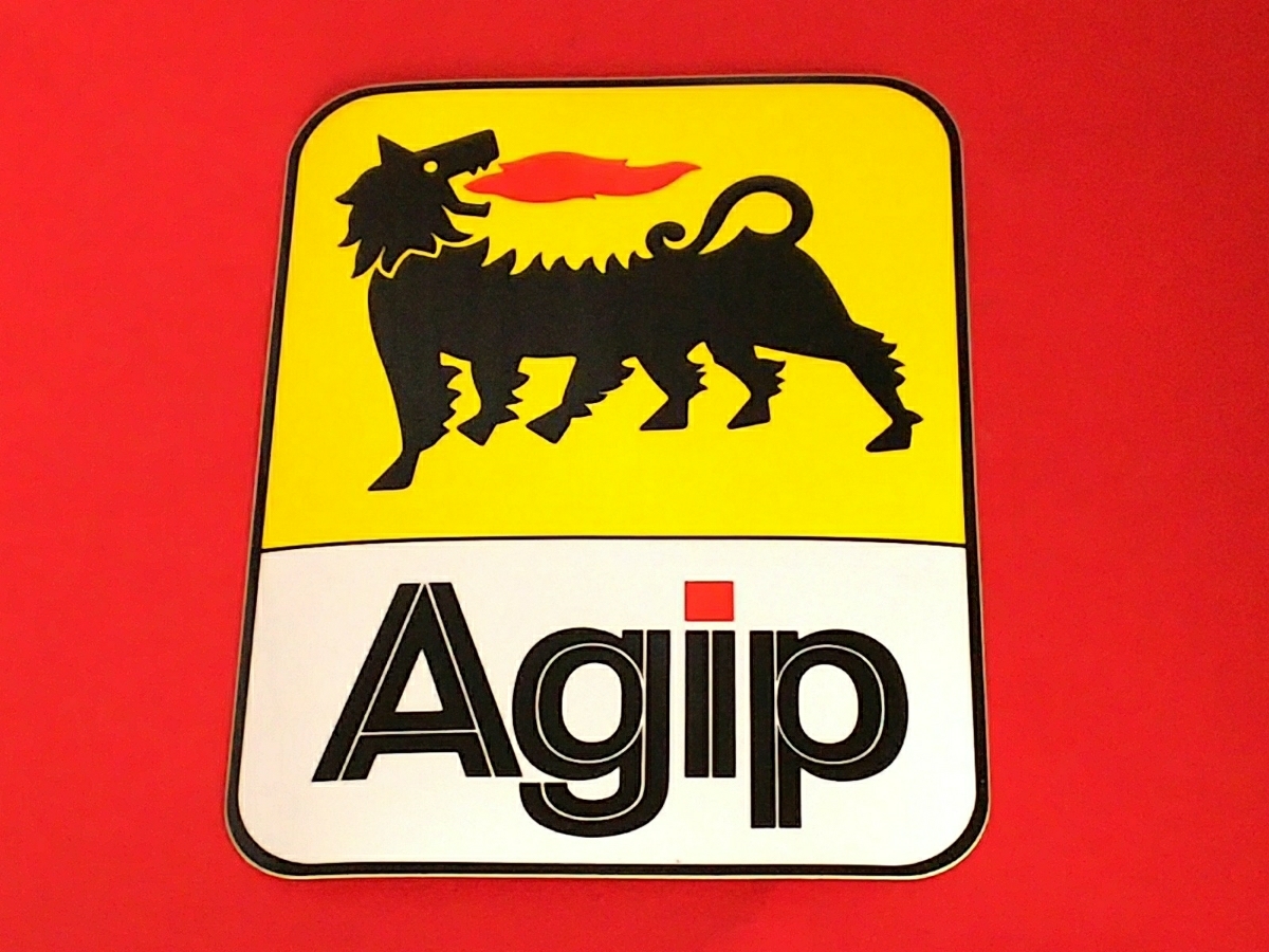 Agip ステッカー ② アジップ motor oils オイルの画像1