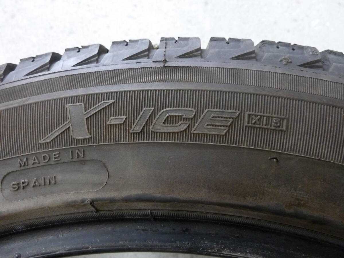 ●●2404-137LL ミシュラン X-ICE XI3 2015年製 255/45R18 103H 7~8分山 4本セットの画像9