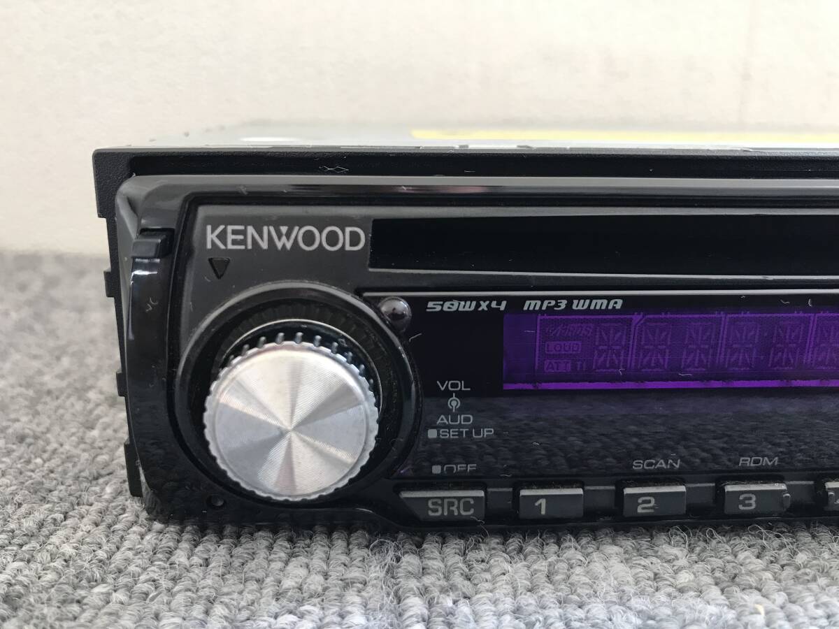 □□2404-AI7 KENWOOD ケンウッド E232 CDデッキ プレイヤー レシーバー 動作確認済み_画像5