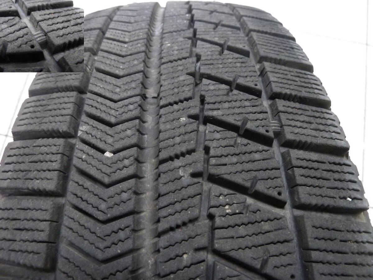 ●●2404-295 トヨタ純正 鉄ホイール キャップ付 5J +39 PCD100 VRX 175/65R15 バリ山！ IQ アクア ヴィッツ ポルテ スペイド フィールダー_画像9