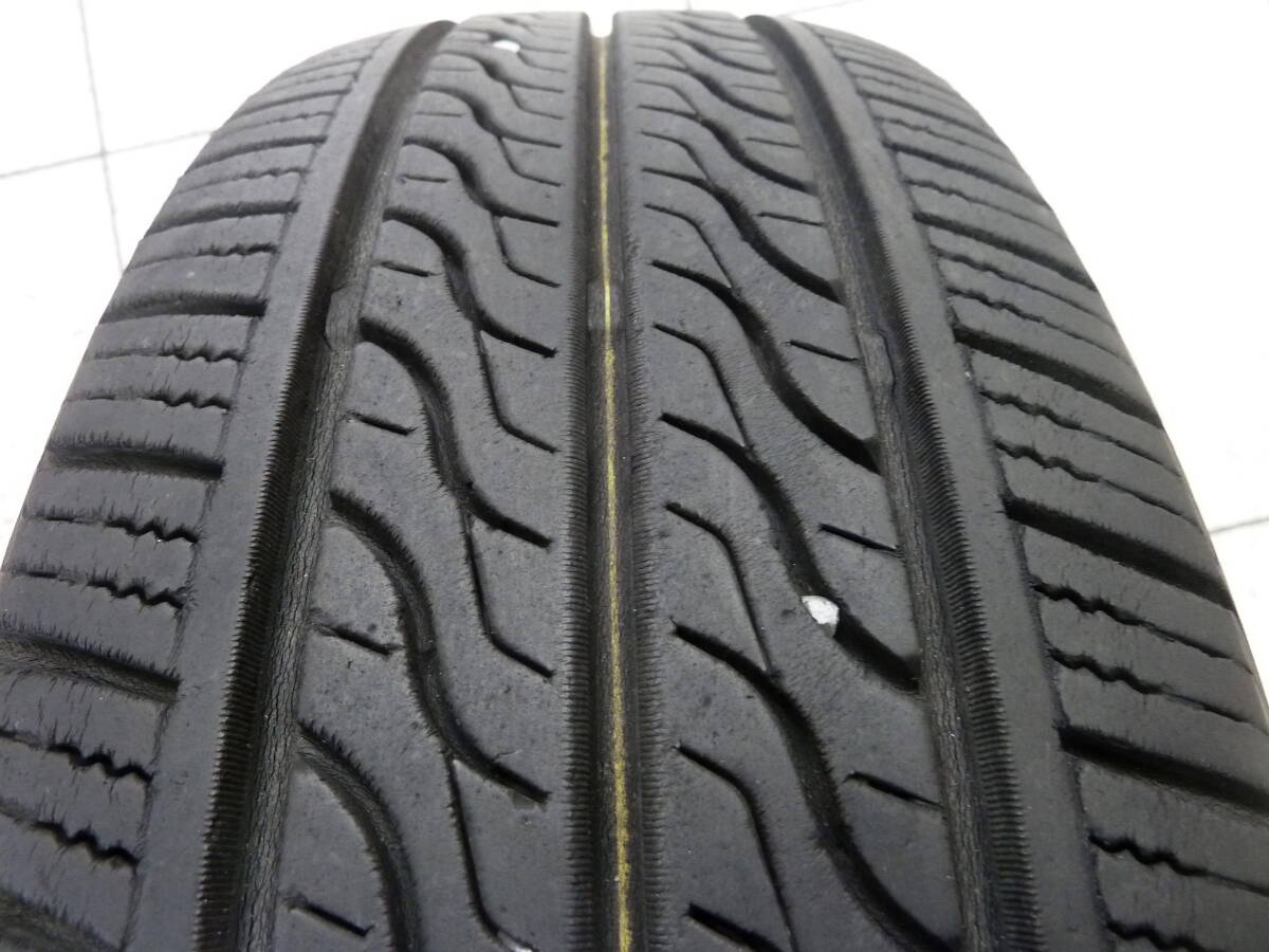 ●●2404-Nn24LL マナレイ ツインスポーク 5.5J 15in +42 PCD100 175/65R15 4本 バリ山 美品！ アクア ヴィッツ キューブ スイフト ポルテの画像10