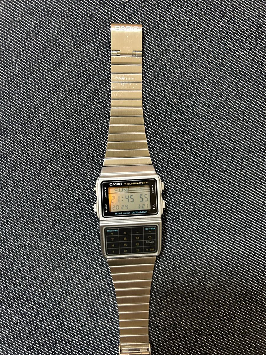 CASIO データバンク シルバー DBC-611-1 腕時計 デジタル腕時計 カシオ DATABANK 本体のみ 現状お渡し レトロ チープカシオの画像2