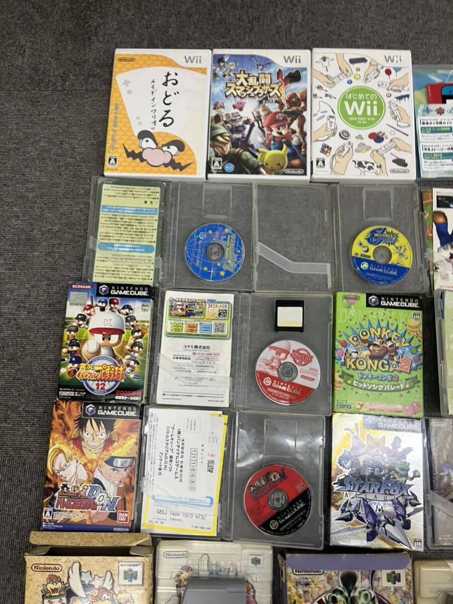 Wii ゲームキューブ 64 ゲームボーイ ソフト まとめ レトロゲーム 任天堂 Nintendo ポケモン カービィ マリオ スターフォックス ナルトの画像2