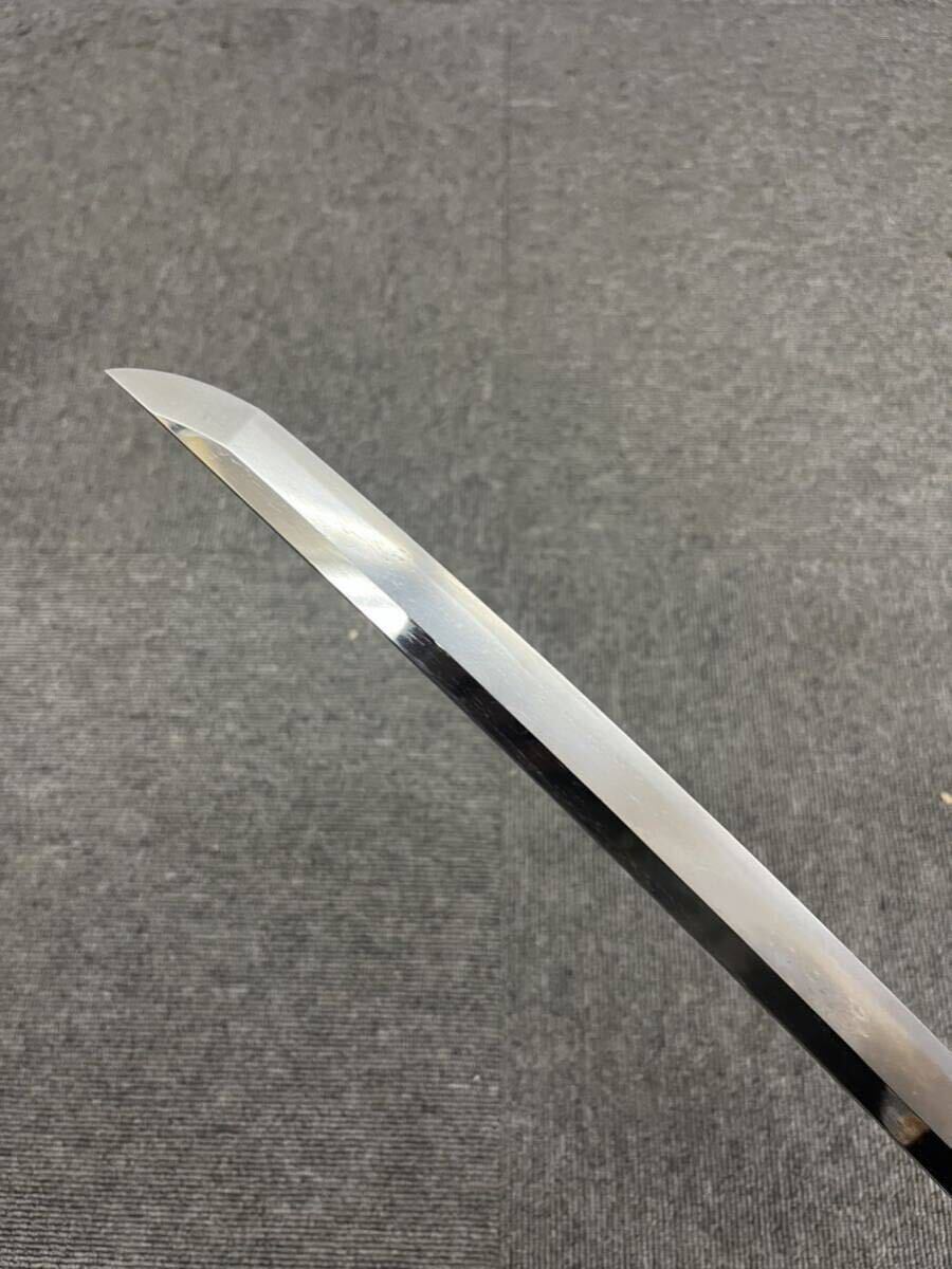  sword length 54.6cm curve 0.9cm registration card attaching eyes nail have era thing less . Japanese sword short sword author thing old armor antique old fine art work of art sword . era armor 