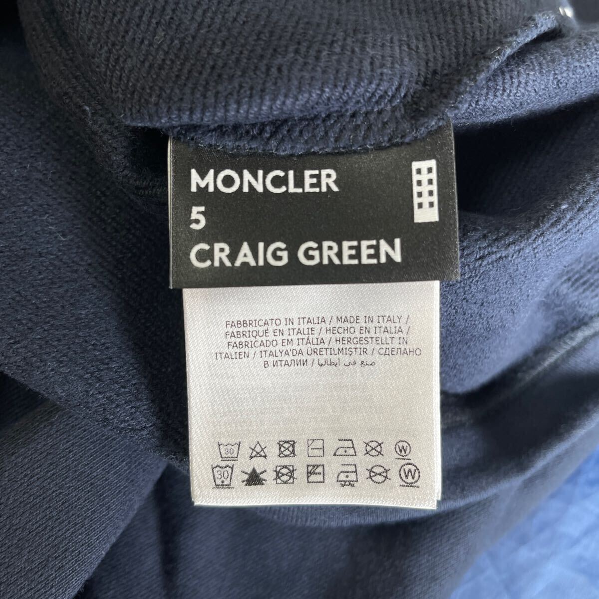 新入荷 本物 新品 40610375 MONCLERモンクレール/ジーニアス/CRAIG GREEN/サイズL相当 大人気 限定 高級ブランド スウェットパーカー の画像6