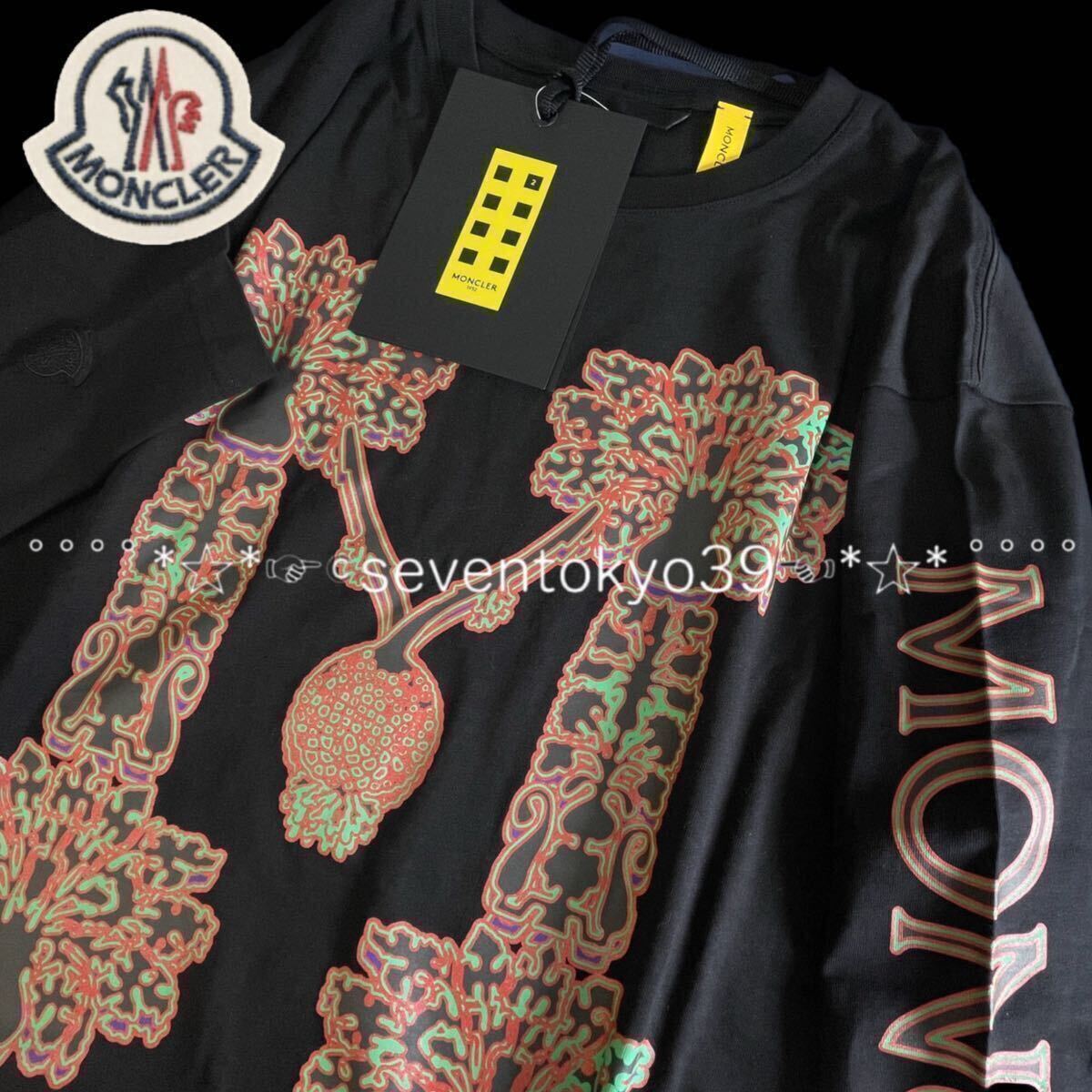 新入荷 本物 新品 40722206 MONCLER モンクレール/ジーニアス/1952/サイズXL 大人気 メンズ HERALDIC ロングスリーブシャツ カットソーの画像2