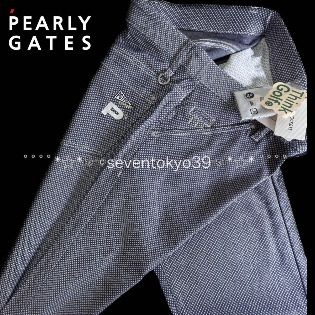 新入荷 本物 新品 40802207 PEARLY GATESパーリーゲイツ/7(サイズ3L)超人気 ストレッチ ドットドビーパンツ 通気性 吸水性 サラサラ の画像1