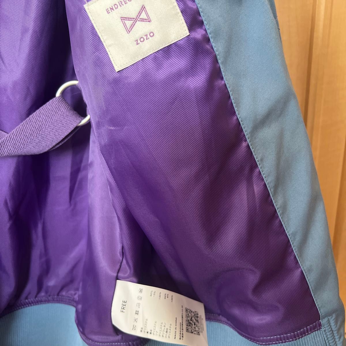 BACKPACK JACKET 堂本剛 ENDRECHERI × ZOZO MA1フリーサイズ BACKPACK JACKET 堂本剛 ENDRECHERI × ZOZO MA1フリーサイズ