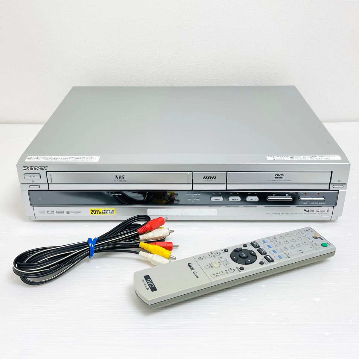 中古】SONY RDR-VH83 VHSビデオ一体型DVDレコーダー『スゴ録 中古】SONY RDR-VH83 VHSビデオ一体型DVDレコーダー『スゴ録