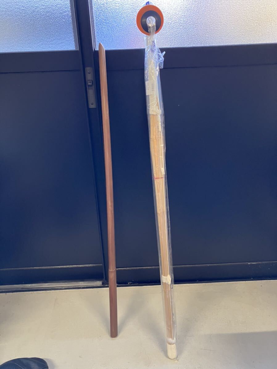 1 иен старт [ новый товар * не использовался ]k The kla 9 .( 9 Sakura ) T537 бамбуковый меч kendo бамбуковый меч первый сердце школа правильный урок оптимальный товар деревянный меч есть 
