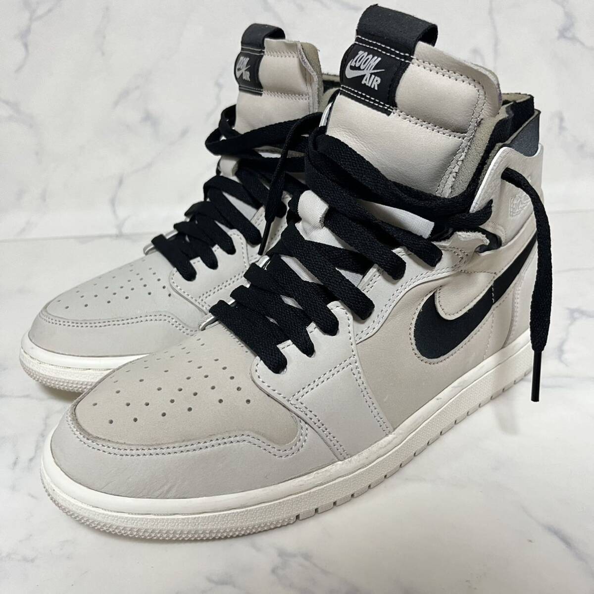 ★送料無料★【極美品 完売モデル】26cm NIKE WMNS AIR JORDAN 1 HIGH ZOOM ナイキ ウィメンズ エアジョーダンハイ ズーム サミットセイル