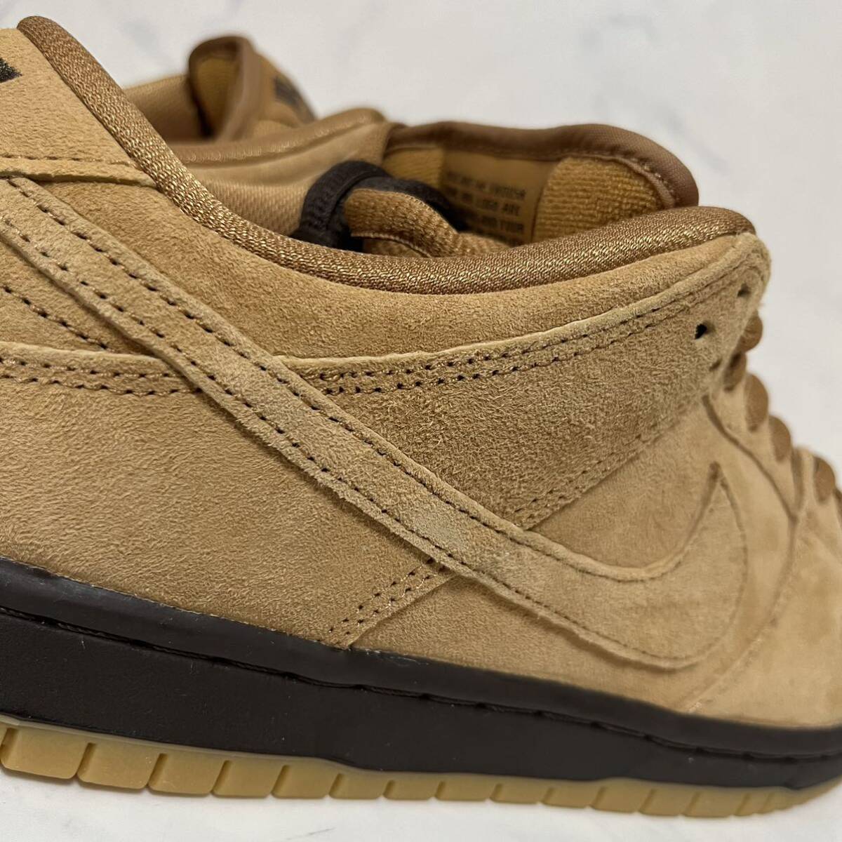 ★送料無料★【新品 完売モデル】28cm Nike SB Dunk Low Pro Wheatナイキ SB ダンク ロー プロ ウィート スウェード ブラウン flax _画像6