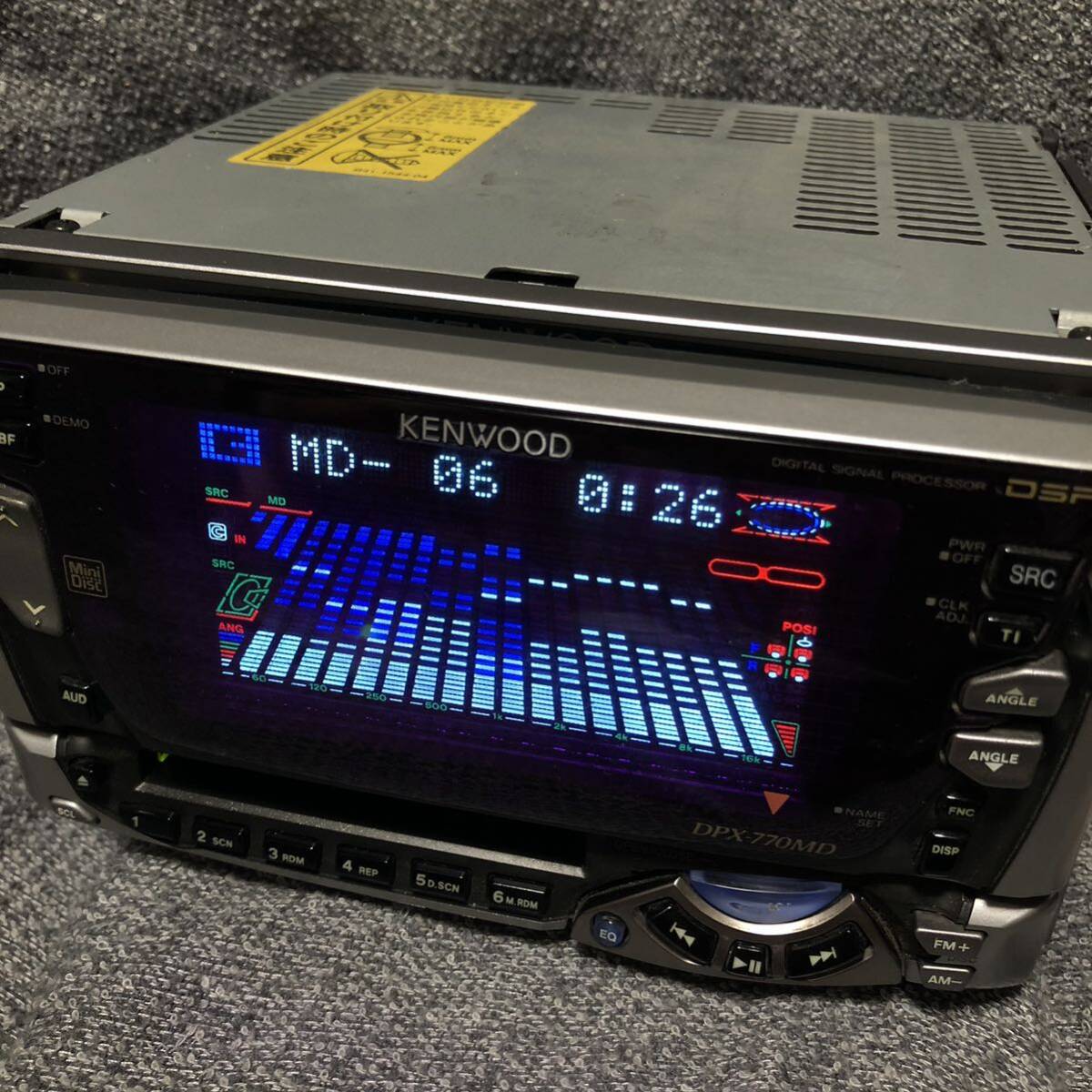 KENWOOD DPX-770MD CD\MDデッキ ケンウッドの画像2