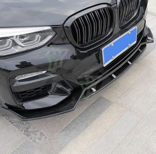 【送料無料】フロントバンパー リップスポイラー カーボン BMW G01 X3 G02 X4 2018- 2020 フロント リップ スポイラーの画像1