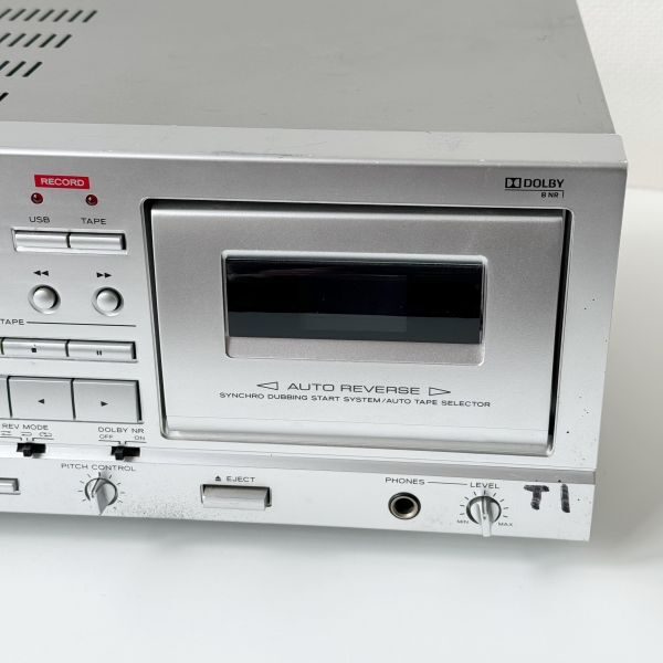 通電OK ◆ ティアック TEAC CD/カセットレコーダー AD-RW900 2013年製 カセットデッキの画像4