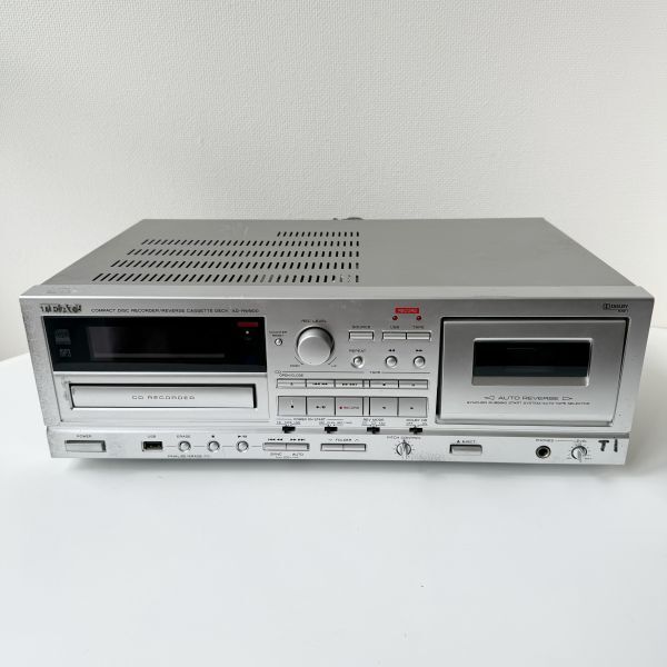 通電OK ◆ ティアック TEAC CD/カセットレコーダー AD-RW900 2013年製 カセットデッキの画像1