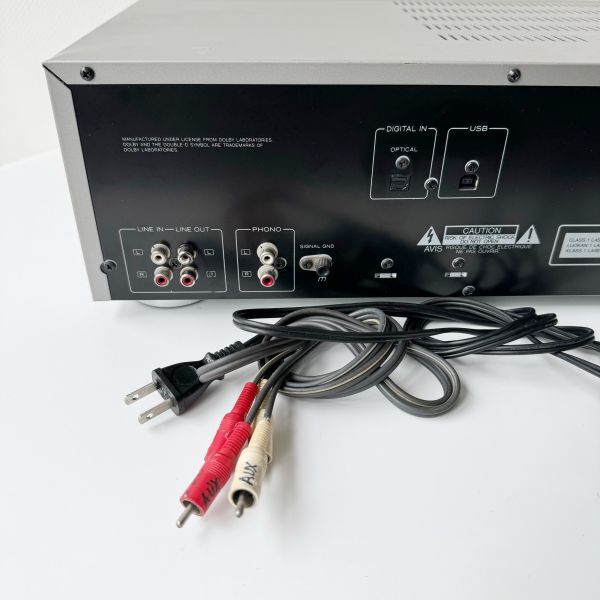通電OK ◆ ティアック TEAC CD/カセットレコーダー AD-RW900 2013年製 カセットデッキの画像9