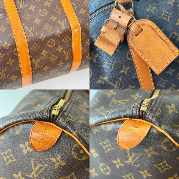 ◆ ルイ ヴィトン LOUIS VUITTON モノグラム キーポル 50 ボストンバッグ M41426 ブラウン メンズ レディース 旅行 トラベル かばんの画像10