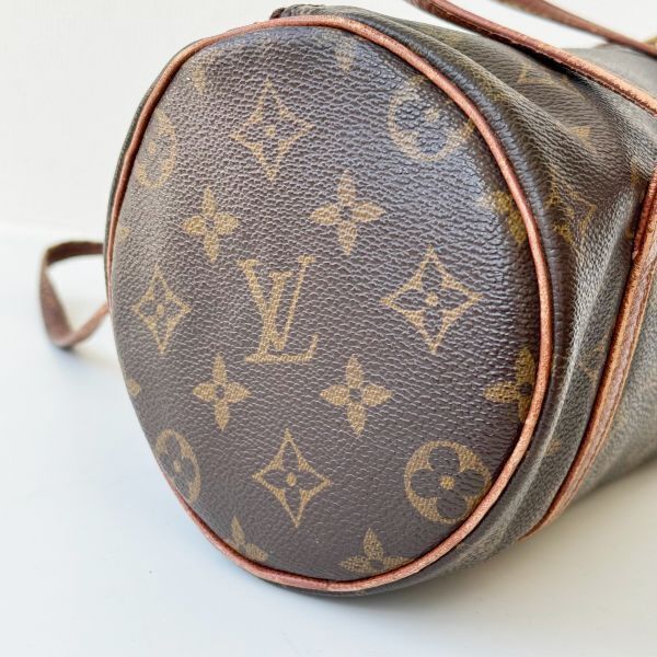 ◆ ルイ ヴィトン LOUIS VUITTON モノグラム パピヨン 26 ハンドバッグ M51386 ブラウン 筒形 レディース かばん_画像4