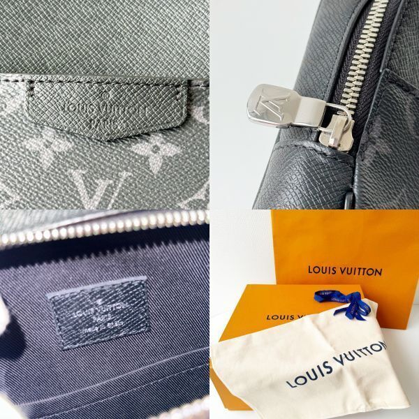 良品 ◆ ルイ ヴィトン LOUIS VUITTON タイガラマ アウトドア スリングバッグ ボディバッグ M30741 ショルダーバッグ ノワール ブラック_画像10