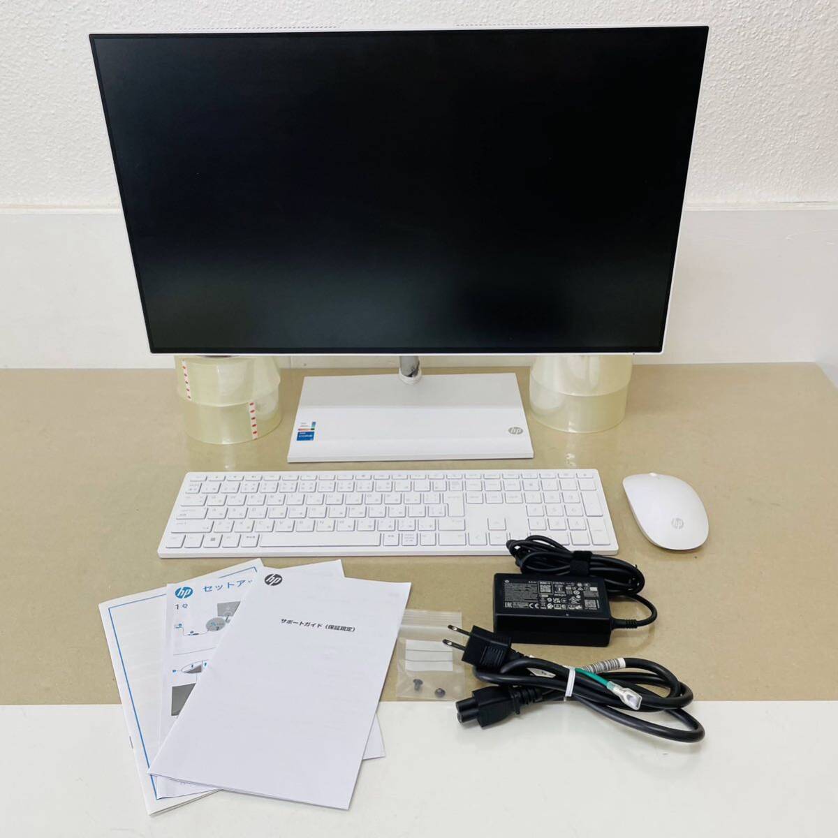 HP 　23.8インチ 　All-in-One 　一体型パソコン　Desktop 24-ck0051JP i5 1235U 　16GB 　SSD256GB 　HDD　2TB　 i17790　140サイズ発送_画像1