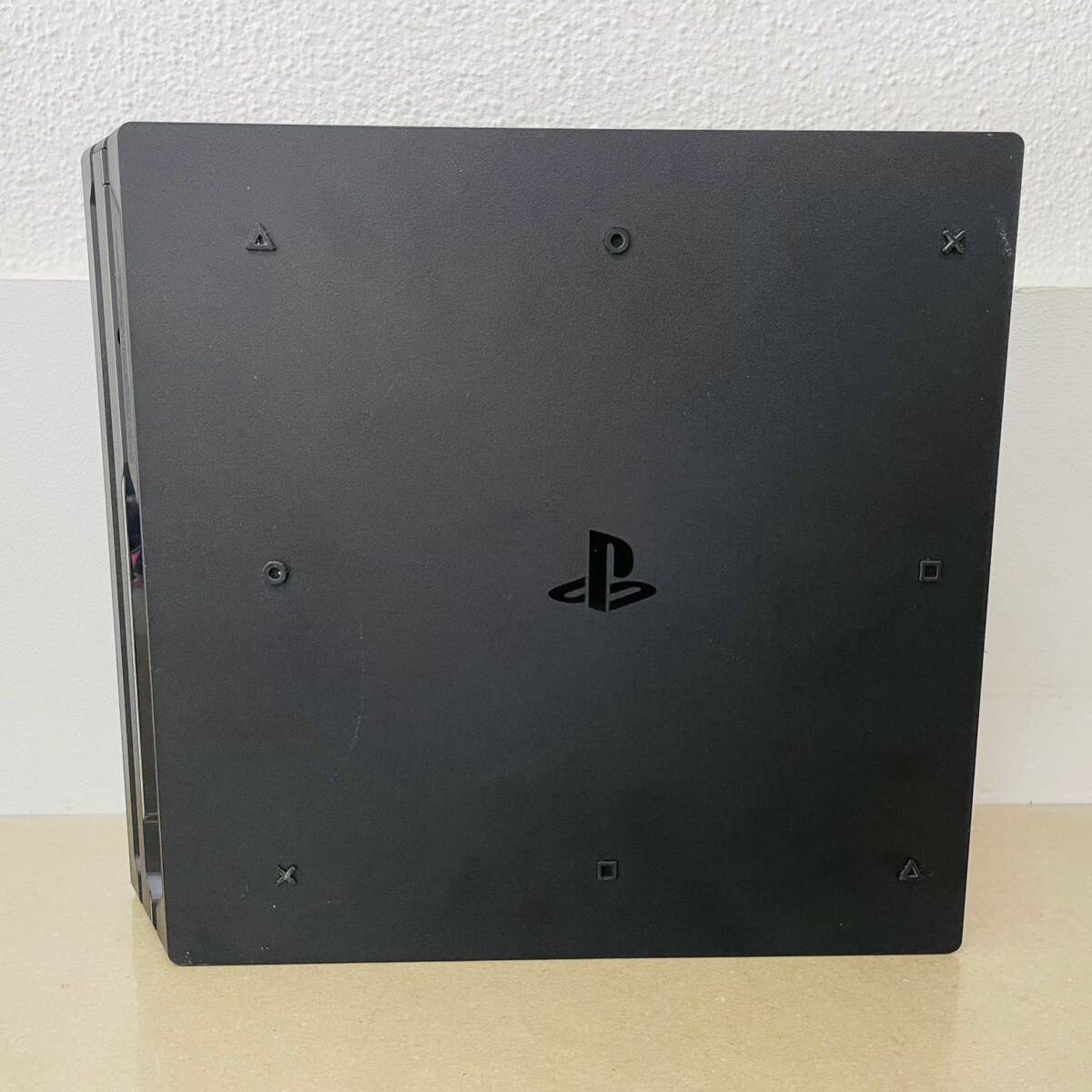 PS4 PRO プレイステーション4 　プロ 　CUH-7100B ブラック 1TB 　動作確認済み 　i17403 　100サイズ発送 　_画像3