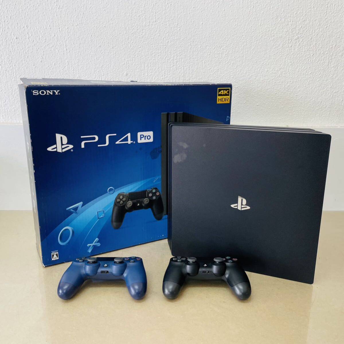 PS4 PRO プレイステーション4 　プロ 　CUH-7100B ブラック 1TB 　動作確認済み 　i17403 　100サイズ発送 　_画像1