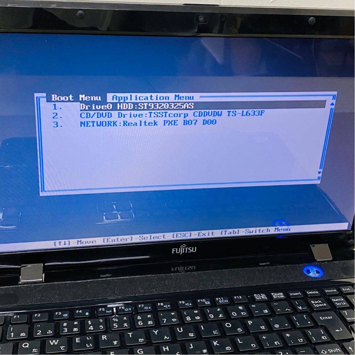 LIFEBOOK AH42/E  FMVA42EBKS  Pentium B950 2GB HDD320GB  OS無し ライセンス無し 本体のみ  i17596 80サイズ発送  の画像3