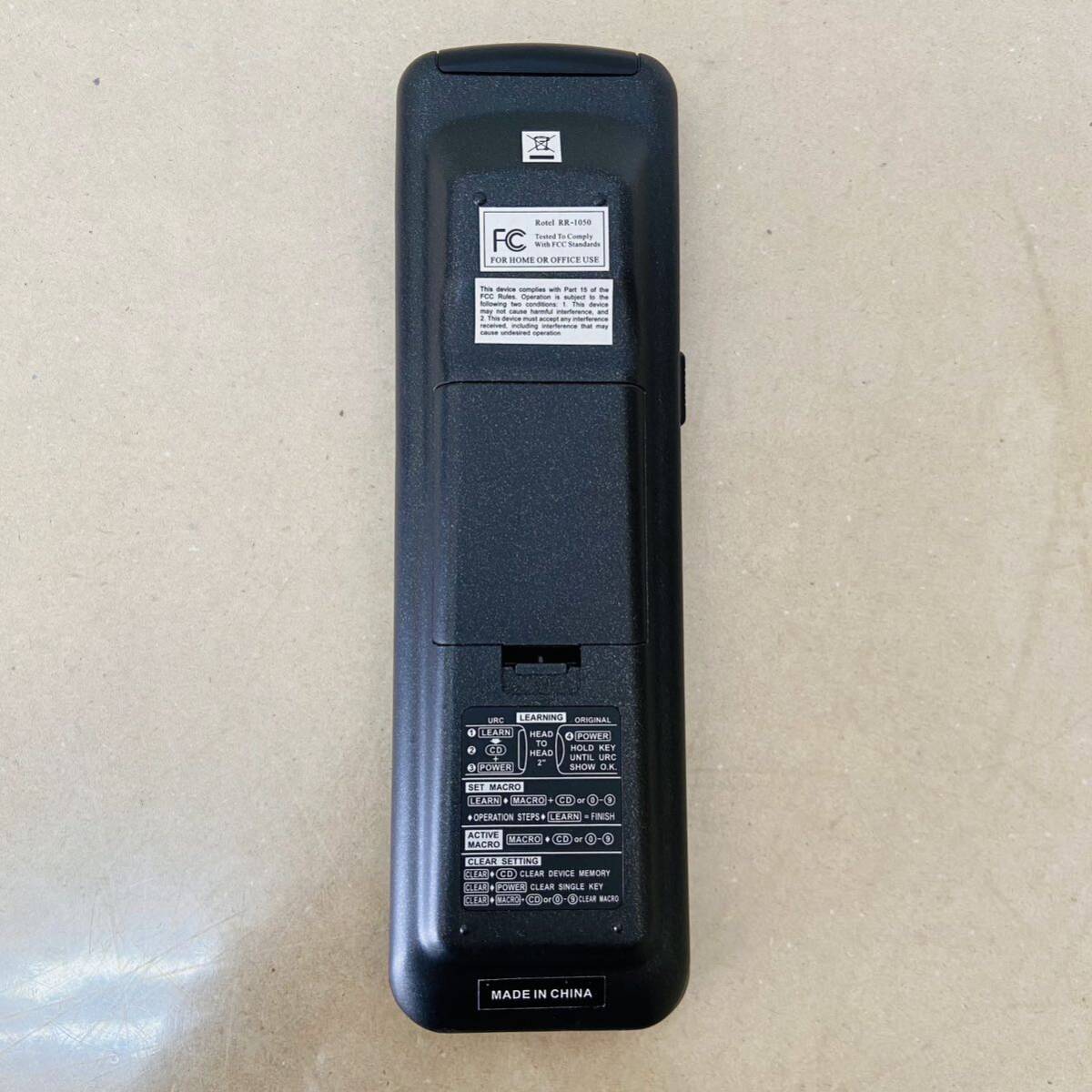 ROTEL RR-1050  Universal Learning Remote Control i18071 コンパクト発送 動作品 の画像3