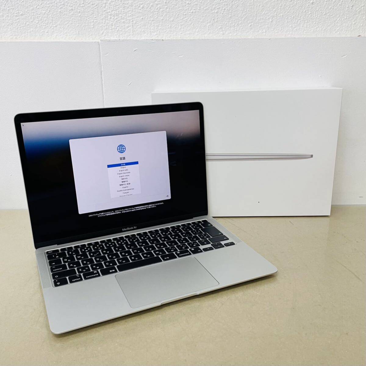 MacBook Air  13-inch M1  2020 8C  CPU/8C  GPU 16GB  SSD 512GB 箱あり  i18081  80サイズ発送  の画像1