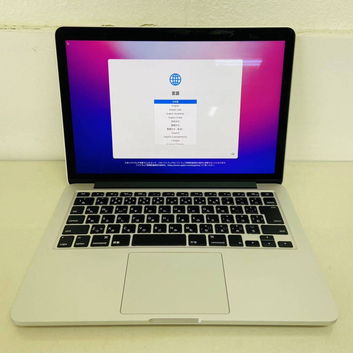 MacBook Pro  (Retina 13-inch、Early 2015)  i5  8GB 128GB  i17806  80サイズ発送  の画像1