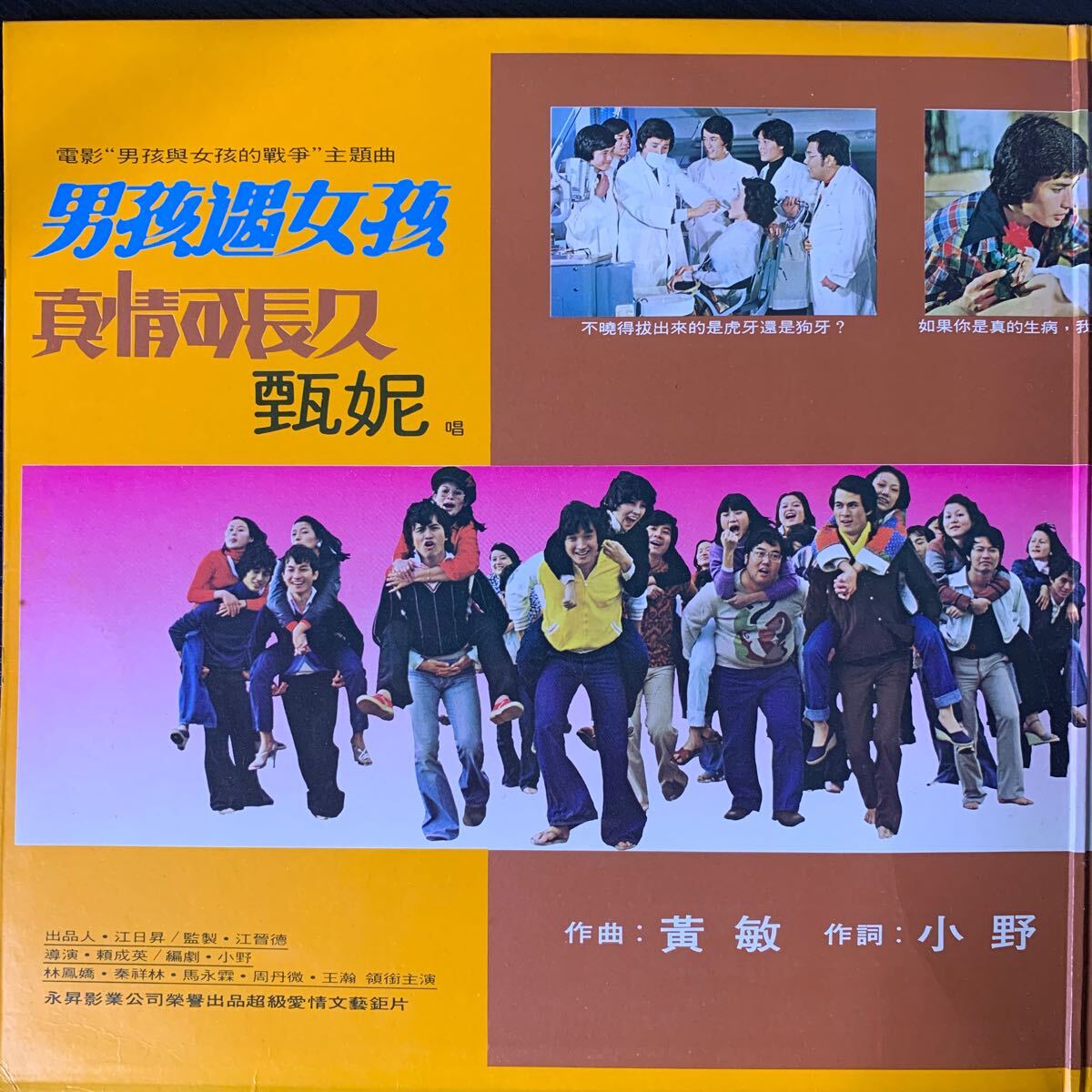甄 男孩遇女孩 海山唱片 Haishan Records LS7018 レコード Vinyl 台湾盤 Taiwan 台灣 C-POP マンドポップ Mando-popの画像3