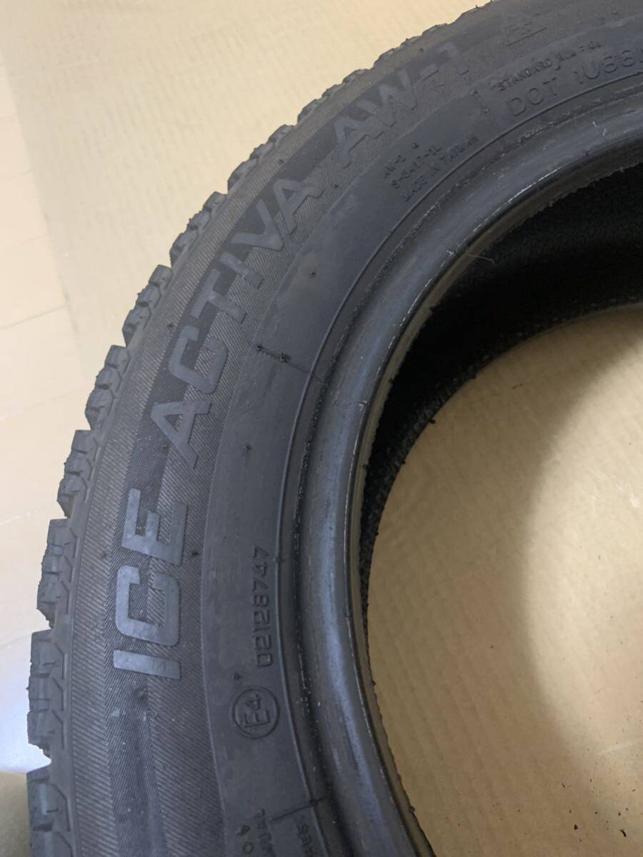 2021年製 バリ山 NANKANG ICE ACTIVA AW-1 195/55R15 85Q 4本/中古スタッドレスタイヤ(冬タイヤ)_画像7