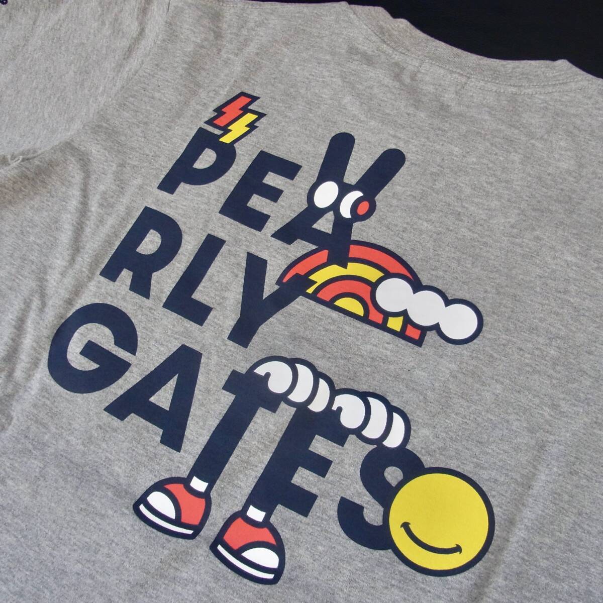 新品 正規品!! PEARLY GATES/パーリーゲイツ 大人気!! どうしちゃったPG Tシャツ 日本製【5/L】グレー_画像1