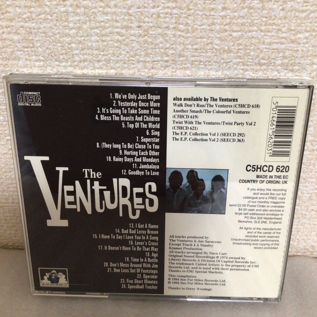 【CD】★3枚まとめ売り★ザ・ベンチャーズ THE VENTURES ①The EP Collection Vol.Two ②Play The Carpenters/The Jim Croce Songbook 他_画像6