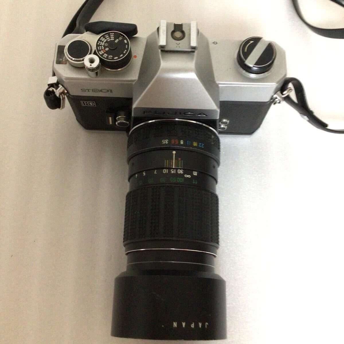 【32】★現状品★フィルムカメラ フジカ FUJICA ST801 レンズ FUJINON・T 1:3.5 / 135 FUJI PHOTO FILM の画像6