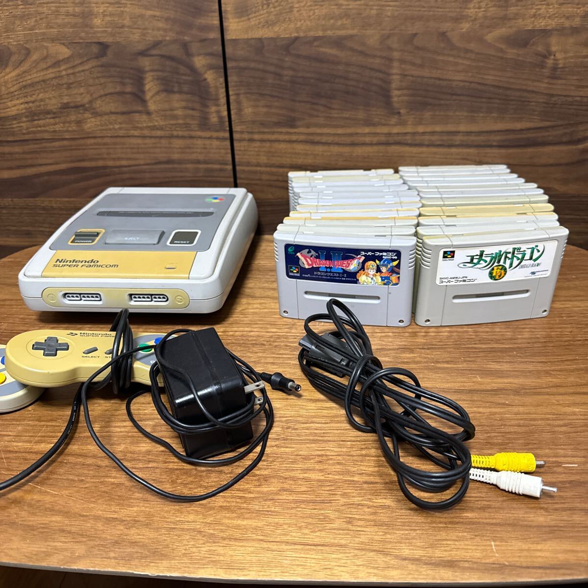 【動作品】スーパーファミコン本体&ソフト23本セットの画像1